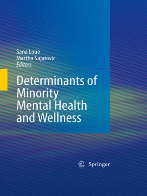 cover image of Determinants of Minority Mental Health and Wellness